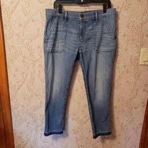 Loft Relaxed Skinny Crop Denim